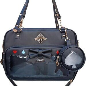 Black ITA bag with 2 panels